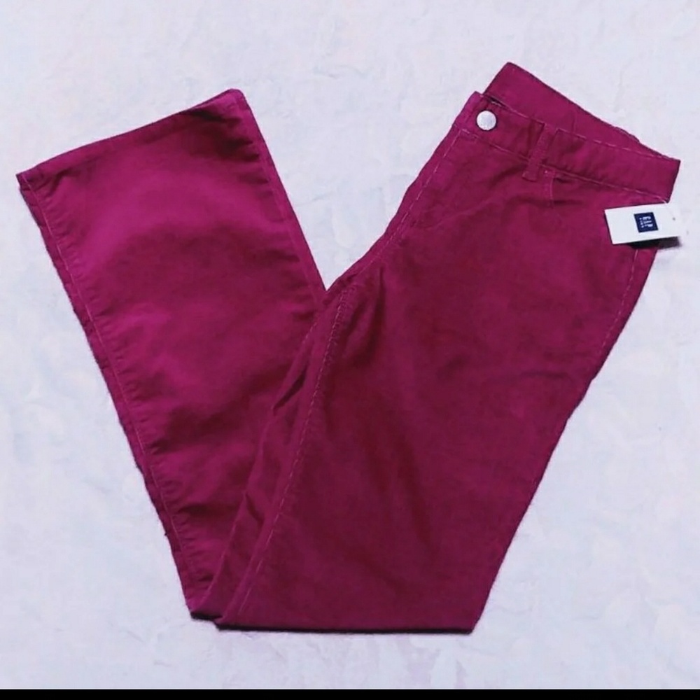 NEW! pink corduroy pants 12R gap kids